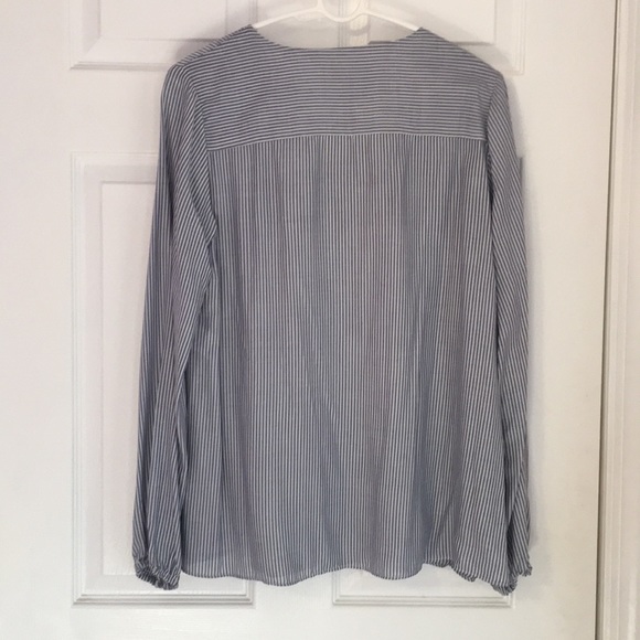 Beautiful Striped Nautical Ruffle Top - Picture 4 of 5